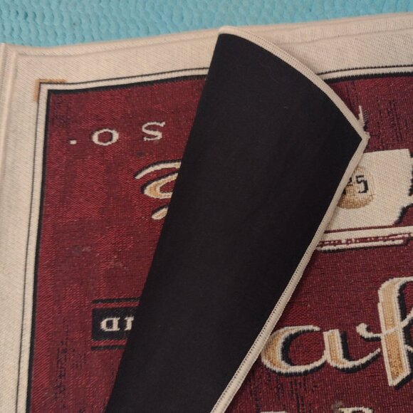 Lot of 4 jacard placemats - Coffee theme - Picture 2 of 2